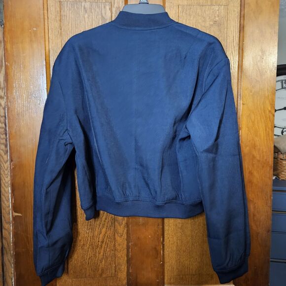 Amy Babe Women’s L Cropped Bomber / Varsity Shacket Jacket – Street / Athleisure - Picture 2 of 10